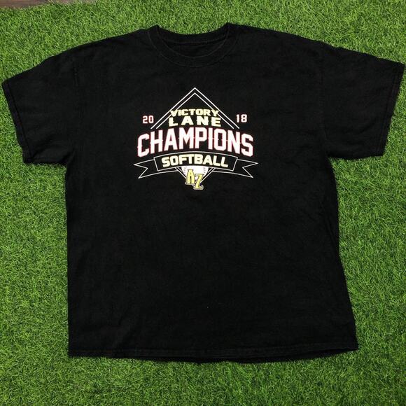 other Other - Black Victory Lane Softball Champions Graphic Tee